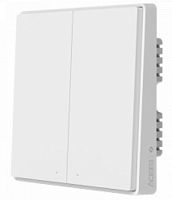Умный выключатель Aqara Smart Wall Switch D1 Двойной с нулевой линией (QBKG24LM) 